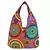 Florid Multicolor Canvas Hobo Bag