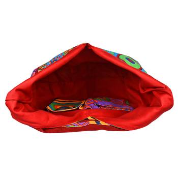 Florid Multicolor Canvas Hobo Bag 5