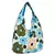Florid Blue & Multi Canvas Hobo Bag