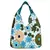 Florid Blue & Multi Canvas Hobo Bag