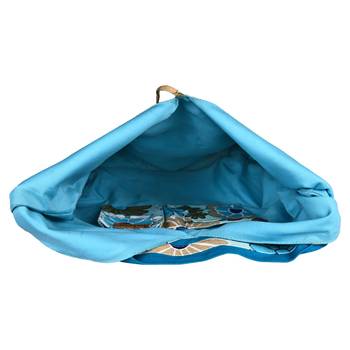 Florid Blue & Multi Canvas Hobo Bag 5