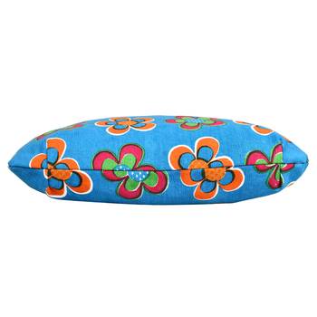 Florid Blue & Multi Canvas Hobo Bag 4
