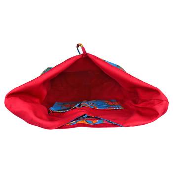 Florid Blue & Multi Canvas Hobo Bag 5