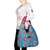 Florid Blue & Multi Canvas Hobo Bag
