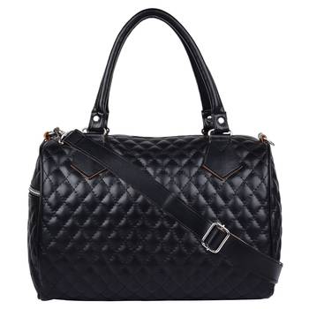 Duvet Black PU Handbag 1