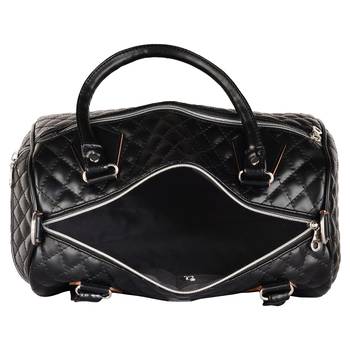 Duvet Black PU Handbag 5