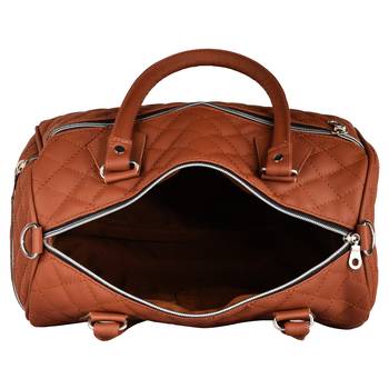Duvet Tan PU Handbag 5