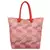 Duvet Pink Jacquard Tote Bag