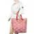 Duvet Pink Jacquard Tote Bag