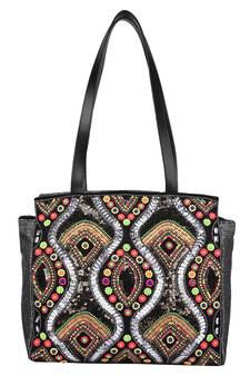 Gild Multicolor Jacquard Shoulder Bag
