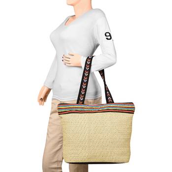 Gild Off-white Jacquard Shoulder Bag 6