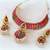 South Indian Pink Kemp Necklace Set