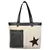 Starry Off-white Canvas Shoulder Bag