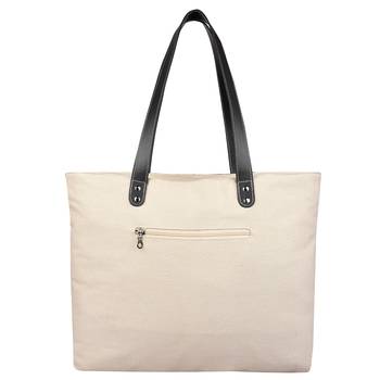 Starry Off-white Canvas Shoulder Bag 2