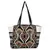 Nava Black Jacquard Tote Bag