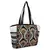 Nava Black Jacquard Tote Bag