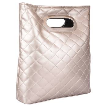 Duvet Metallic Gold PU Hand-held bag 2