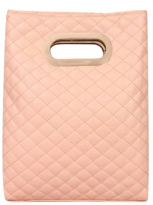 Duvet Dusty Pink PU Hand-held bag 1