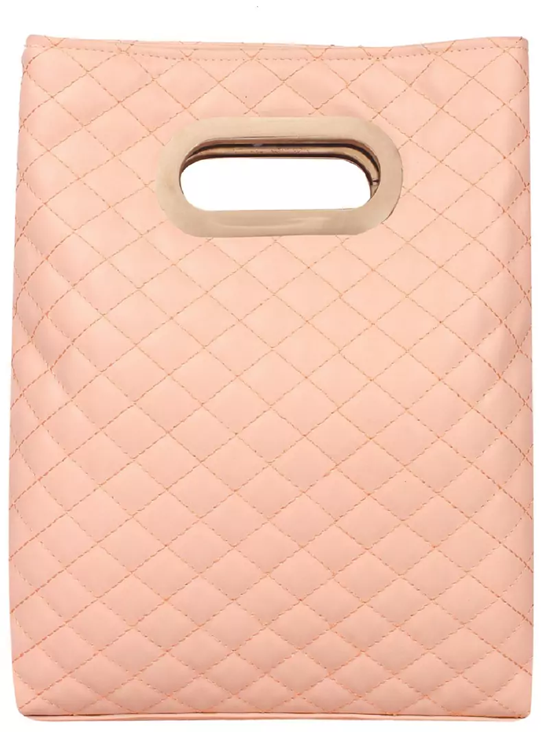 Duvet Dusty Pink PU Hand-held bag