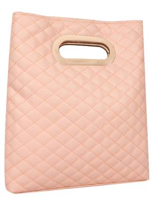 Duvet Dusty Pink PU Hand-held bag 2