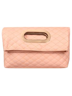 Duvet Dusty Pink PU Hand-held bag 3