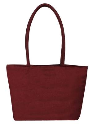 Mesh Brown Art Silk  Shoulder Bag 3