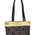 Ambi Black & Beige Art Silk Jacquard Shoulder Bag