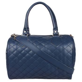 Duvet Teal Blue PU Handbag 1