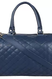 Duvet Teal Blue PU Handbag