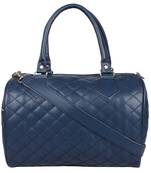 Duvet Teal Blue PU Handbag