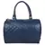Duvet Teal Blue PU Handbag