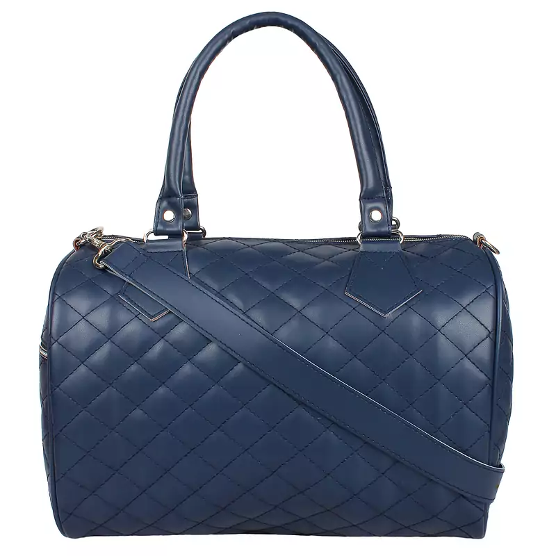 Duvet Teal Blue PU Handbag