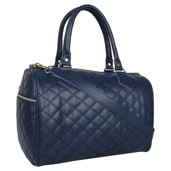 Duvet Teal Blue PU Handbag 2