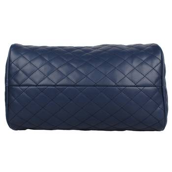 Duvet Teal Blue PU Handbag 4