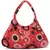 Dot Red Printed tassel Cotton Hand Bag