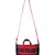 Wolly Red and Black Jacquard Tote Bag