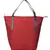 carryall red canvas tote bag