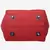 carryall red canvas tote bag