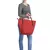 carryall red canvas tote bag