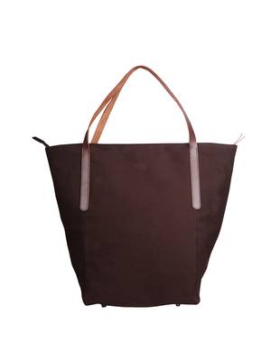 carryall brown canvas tote bag 3