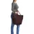carryall brown canvas tote bag