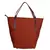 carryall rust canvas tote bag