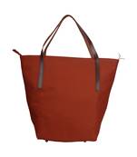 carryall rust canvas tote bag