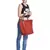 carryall rust canvas tote bag