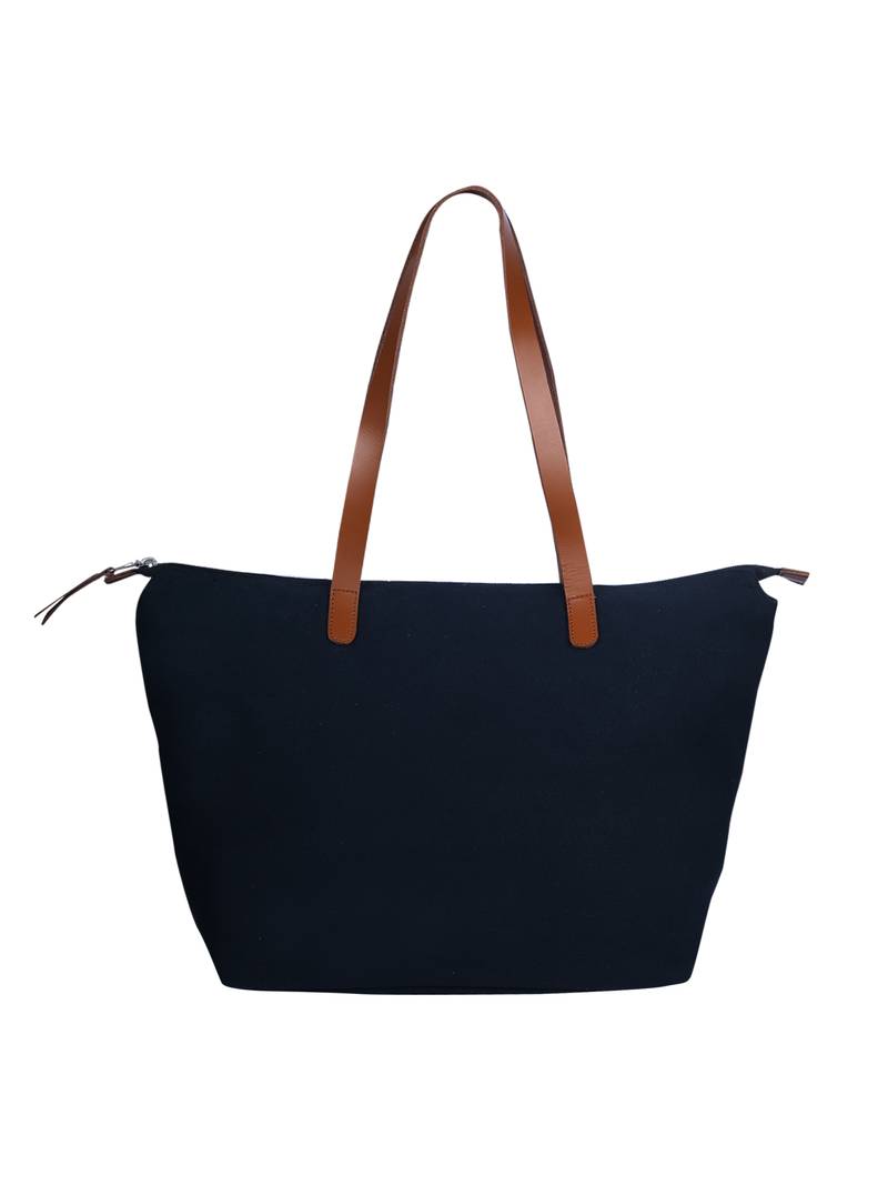 hoist navy blue canvas tote bag