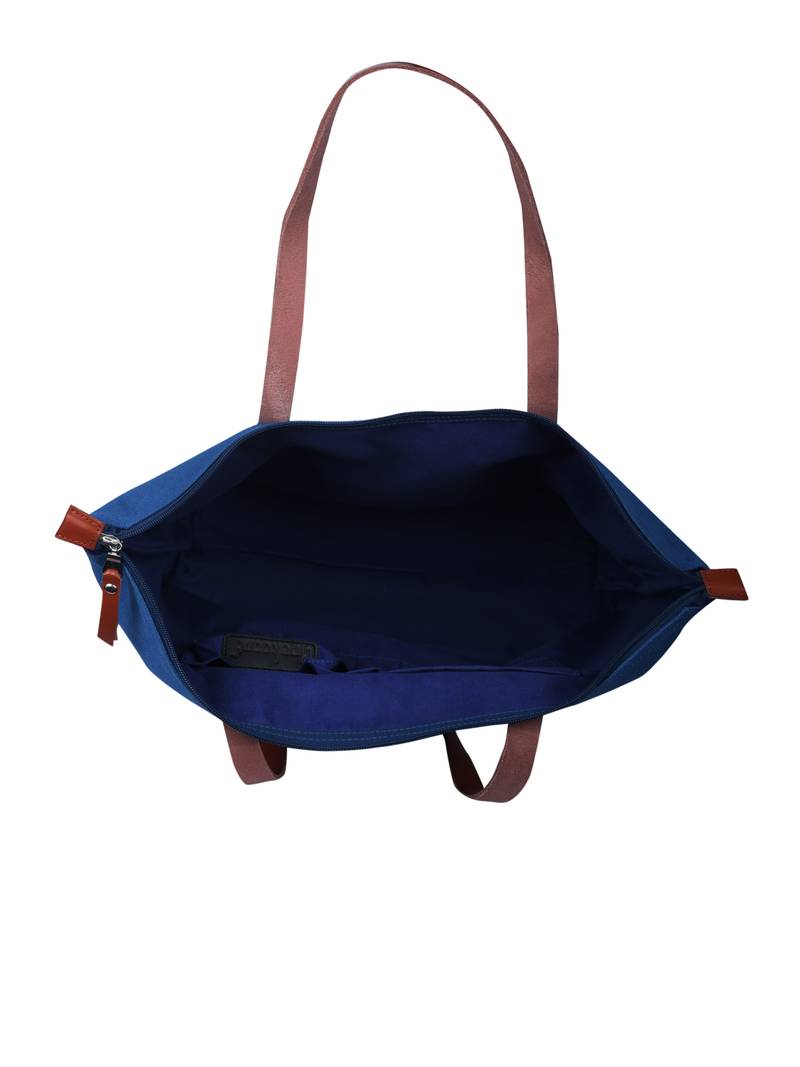 hoist royal blue canvas tote bag