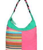 Caliber Canvas cotton Pink Shoulder Bag