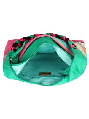 Caliber Canvas cotton Pink Shoulder Bag 5
