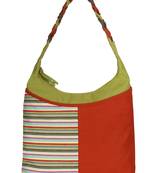 Caliber Canvas cotton Red Shoulder Bag