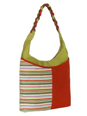 Caliber Canvas cotton Red Shoulder Bag 2